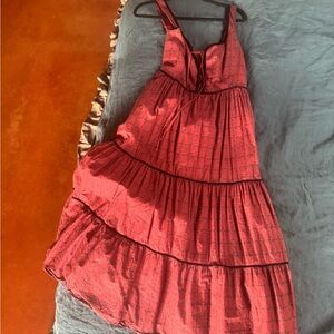 Adele in Crimson Trellis - Size S